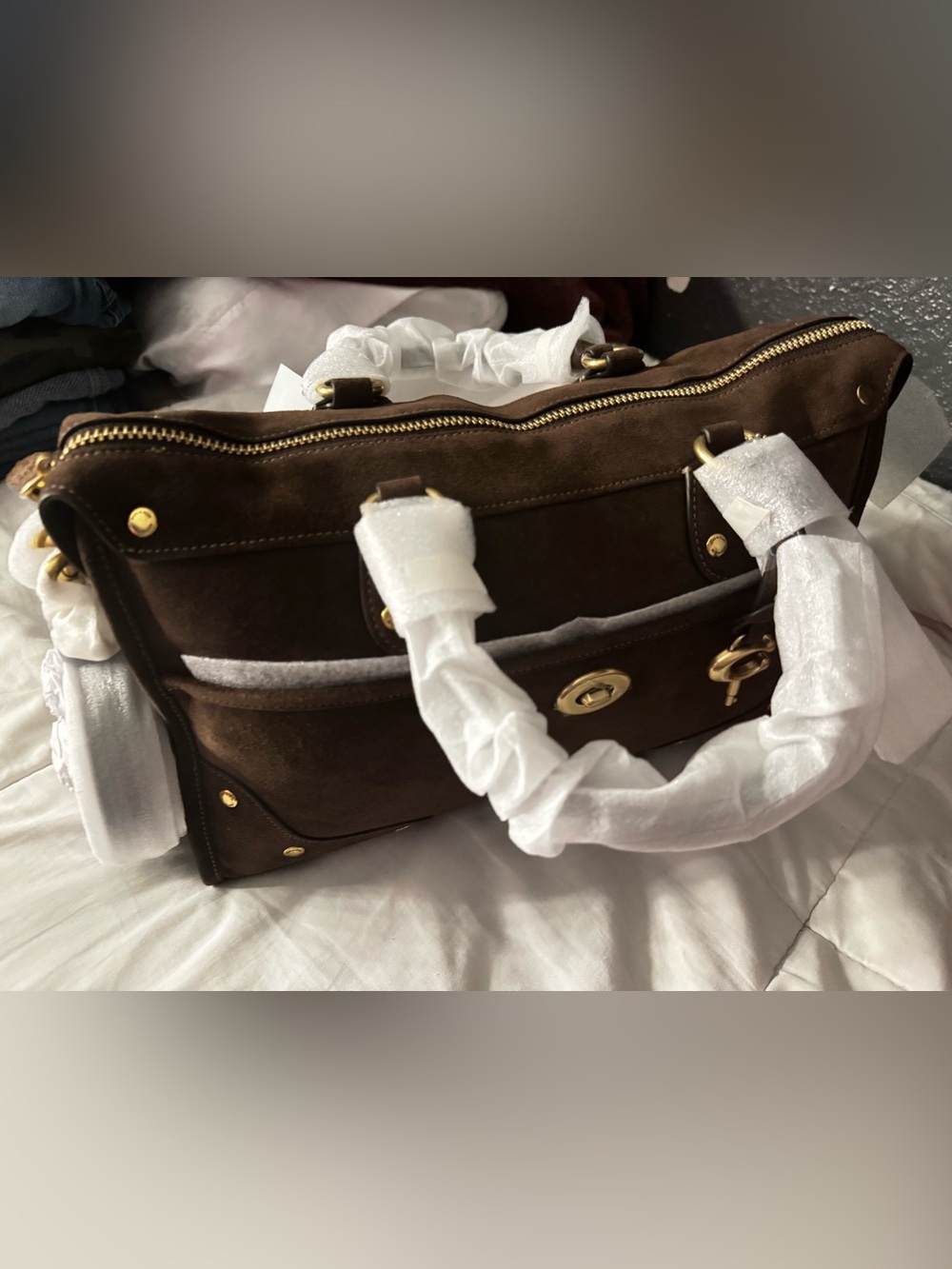 Coach Rhyder Satchel Bag 38 - Picture 4 of 7